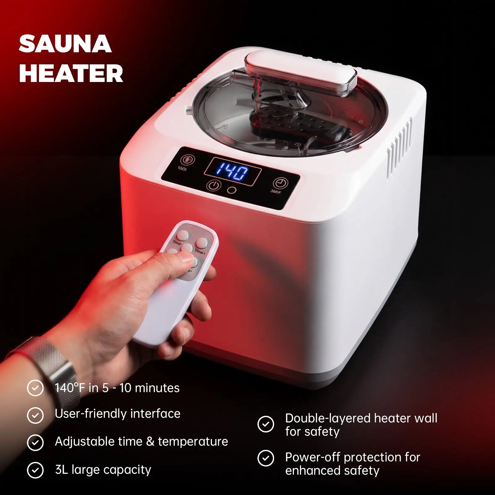 KASUE 2 Person Sauna Box – Portable Infrared Relaxation Space KASUE