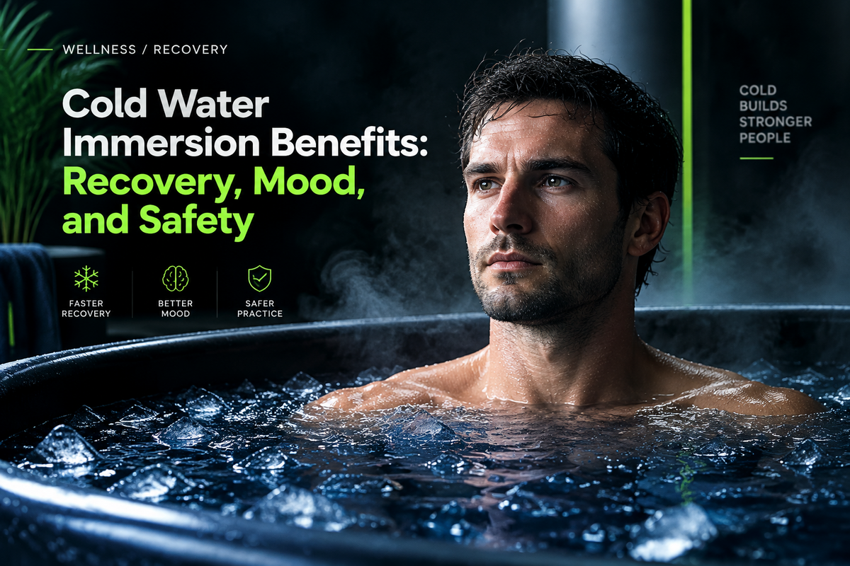 Cold Water Immersion Benefits: Recovery, Mood, and Safety