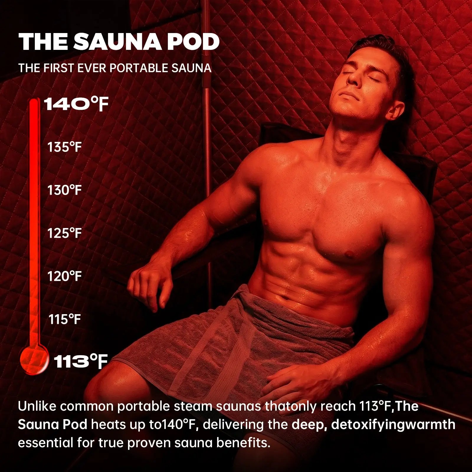 KASUE Sauna Box – Portable Sauna for Fast Relaxation and Detox at Home KASUE