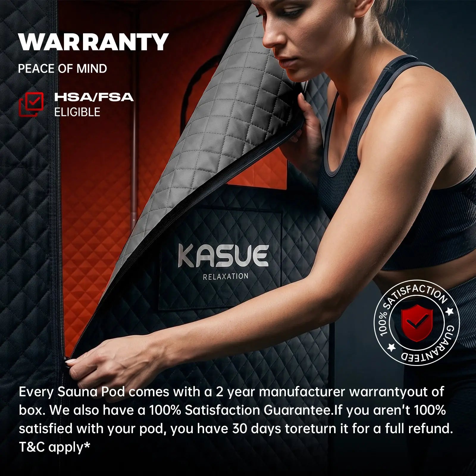 KASUE Sauna Box – Portable Sauna for Fast Relaxation and Detox at Home KASUE